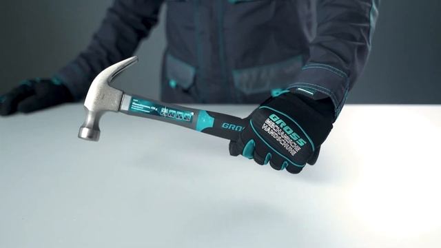 10475 Молоток-гвоздодер, 450 г, фибергласовая трехкомпонентная рукоятка// Gross смотреть онлайн