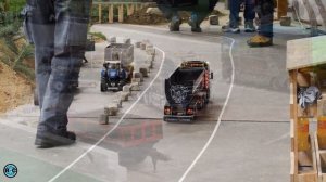 Experience Realistic RC Trucks in Action: Two Tamiya's FH16 Tow Truck Unleashed! Modell Leben Erfur