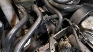 электрическая помпа в систему охлаждения santa fe. чистка радиатора печки.