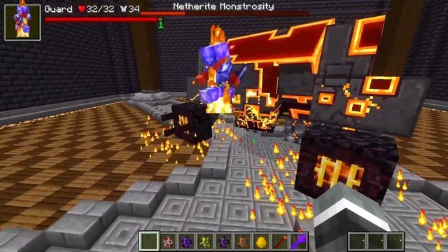 Ultimate Guard Villager Vs. L_Ender's Cataclysm (1.16.5 Minecraft Mob Battle) смотреть онлайн