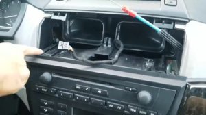 снятие CD магнитолы  BMW X3 E83