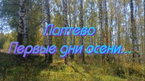 Лаптево. Первые дни осени... 08.09.2024г.