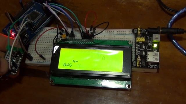 Игра на микроконтроллере САМОЛЕТ.  ATMega128 + LCD 4x20