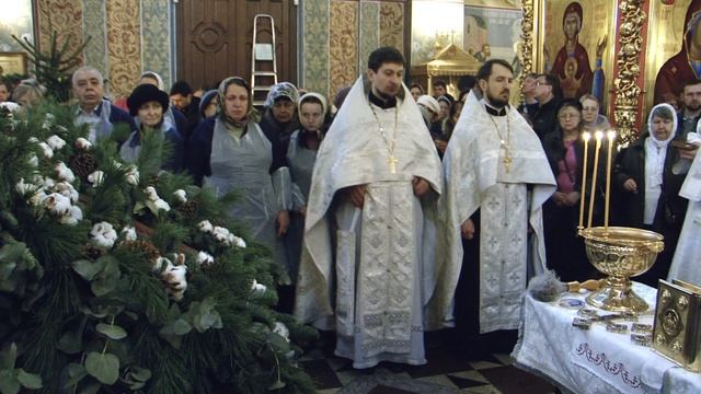 2020 01 18 Богоявление Великое освящение воды 1 смотреть онлайн