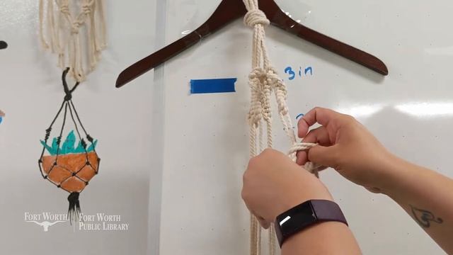 Maker 101: Macramé Plant Pocket Hanger | Fort Worth Public Library смотреть онлайн