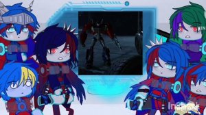 Optimus Prime react to different AUs | Transformers