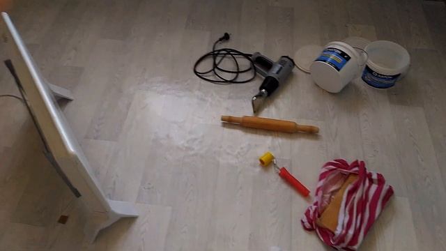 Линолеум на клей. Ошибки. Пузыри.