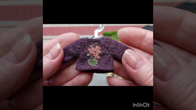 Коллекция миниатюрных свитерков для куколок ростом 12-14 см от Кукольной модистки. смотреть онлайн