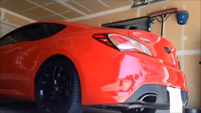 2013 Hyundai Genesis coupe 3.8 R-spec exhaust sounds + race смотреть онлайн