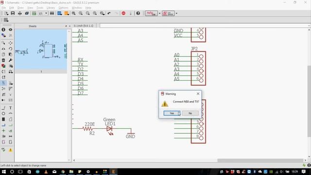 Autodesk Eagle #4 | More Detailing on Arduino Schematic смотреть онлайн