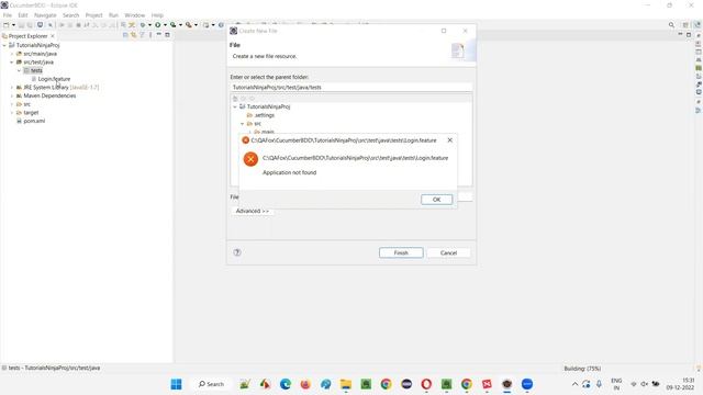 Creating Feature Files and Running (Cucumber BDD - Part 8) смотреть онлайн