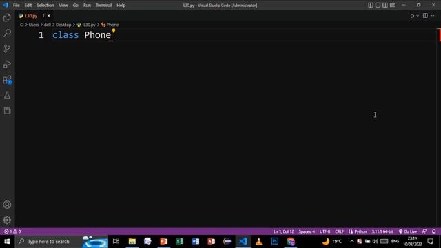 PYTHON OBJECT ORIENTED PROGRAMMING - CLASSES & OBJECTS L-30 | PYTHON TUTORIAL FOR BEGINNERS смотреть онлайн