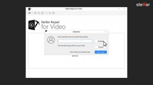 How to Activate Stellar Repair for Video Software?