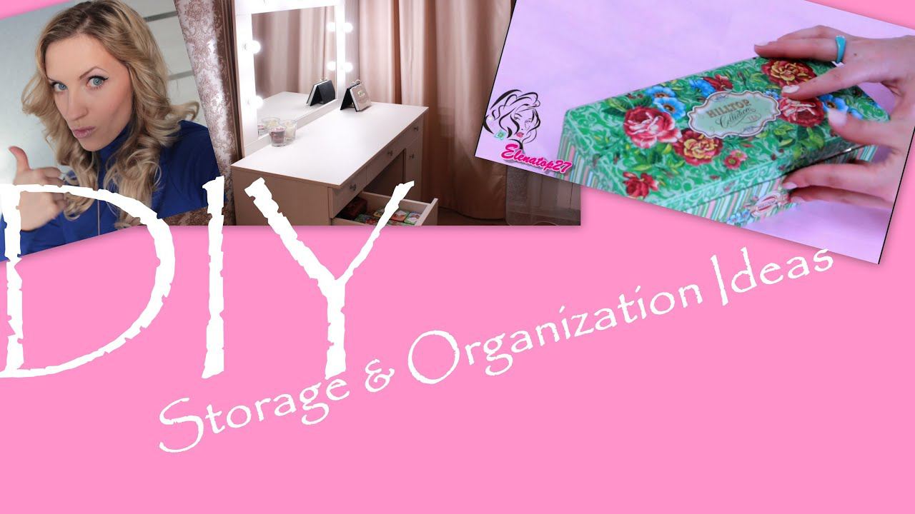 Организация и хранение заколок /Storage & Organization Ideas + DIY