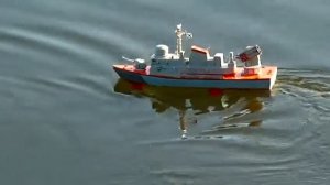 Модель корабля на подводных крыльях