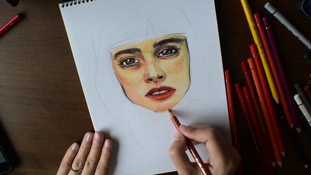 Рисую своим любимым набором faber castell ( ˘͈ ᵕ ˘͈ )♡ смотреть онлайн