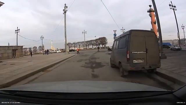 Видеорегистратор BlackSys CF-100, день, передняя камера смотреть онлайн