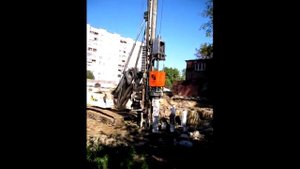 РОПАТ СК 25 забивка свай гидромолотом МГ5ш