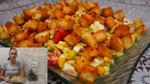 Салат на Новый Год  Салат с тунцом и овощами. САЛАТ БЕЗ МАЙОНЕЗА. Меню на Новый Год