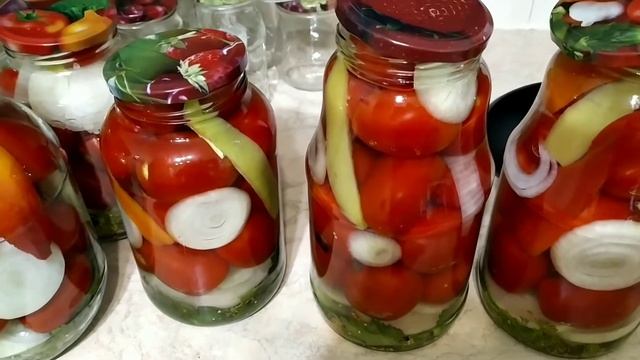 Самые ВКУСНЫЕ ПОМИДОРЫ на зиму! Мамин рецепт.Маринованые помидоры#закрутки#помидоры#заготовкиназиму