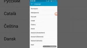 Система Андроид, как переключить на русский язык.