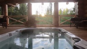 Рассвет на Николином Хуторе. Николин Хутор-баня, отдых, массаж по Новой Риге.