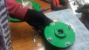 Электро Ока #1#. Переходная плита, соединяем кпп с электродвигателем..