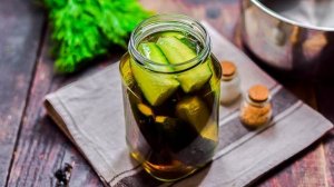 Огурцы с яблочным соком на зиму