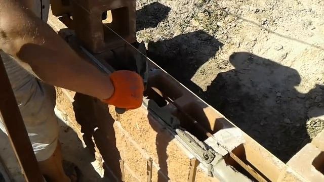 Как ложить шлакоблок!