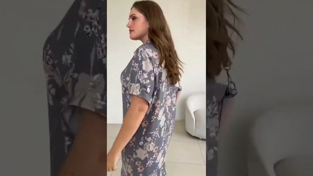 Купить платье-халат женский летний, коллекция "Весна-Лето 2022" смотреть онлайн