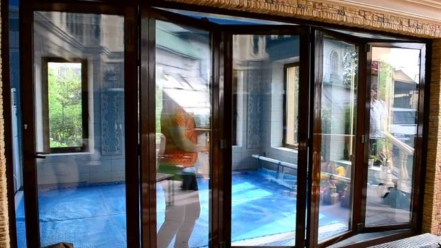 Двери гармошка от Алюминиевых Конструкций (Киев) смотреть онлайн