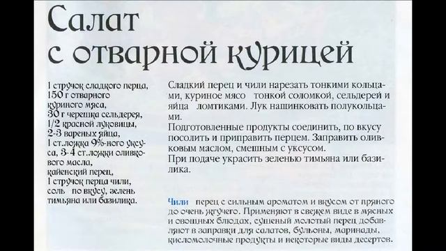 Мексиканская кухня. Салат с отварной курицей смотреть онлайн