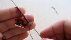 Фриволите иглой .Весёлые браслетики( для начинающих).