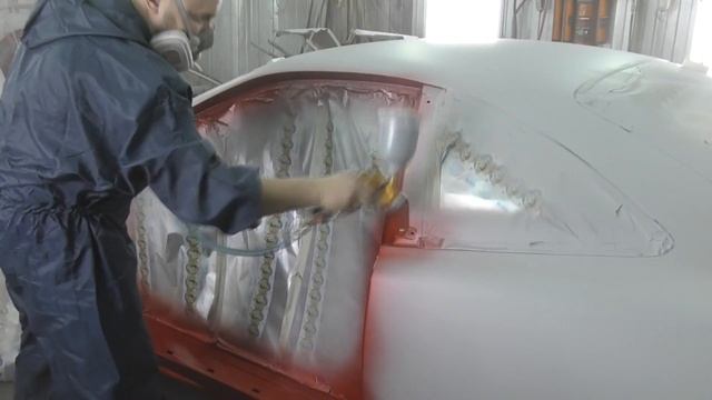 Покраска авто в Кэнди (часть 24) красим внутрянку кузова !