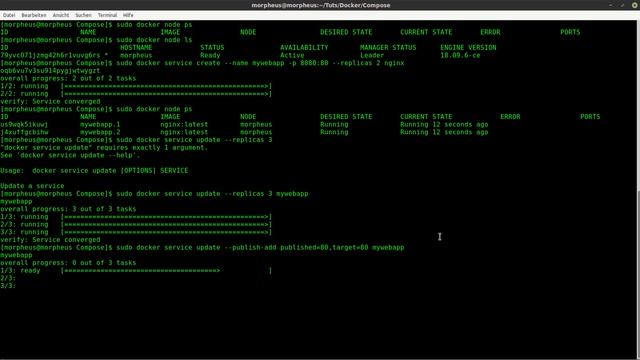 Docker Tutorial #38 - Services update смотреть онлайн