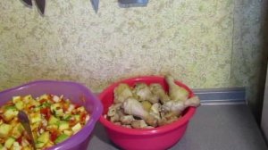 Курица с овощами в автоклаве
