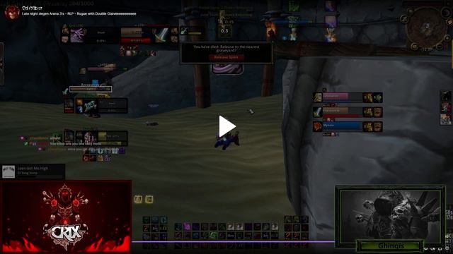 RLP 3's Arena coaching with Multi-Gladiator Ghingis - Rogue/Lock/Priest Vod review - MUST WATCH!!!