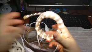 Водонепроницаемая светодиодная лента IP67 SMD5050 вместе с адаптером на 220V