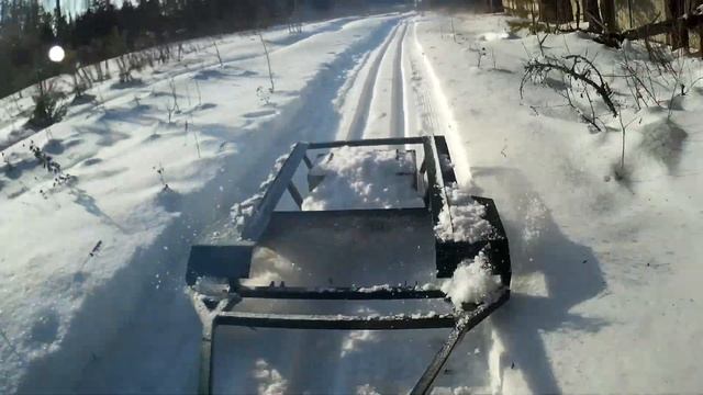 Резак в работе за Бураном. смотреть онлайн