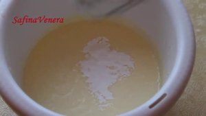 Бисквит на сметане. Очень вкусный!