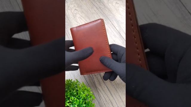 Докхолдер (обложка для документов) из натуральной кожи Крейзи Хорс.