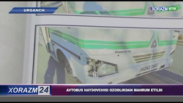 Урганч шаҳрида автобус пиёдани уриб юборди, у вафот этди, ҳайдовчиси 4 йилга қамалди.