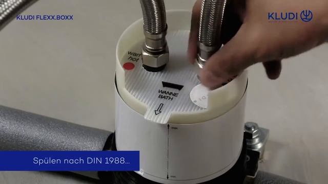 KLUDI (Клуди) - установка напольного смесителя для ванны смотреть онлайн