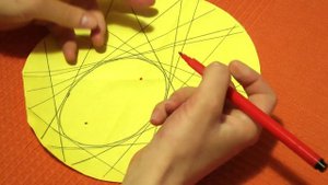 Эллипс без циркуля и линейки