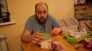 Бараний ОКОРОК варено копченый копченая баранья нога. копченый окорок