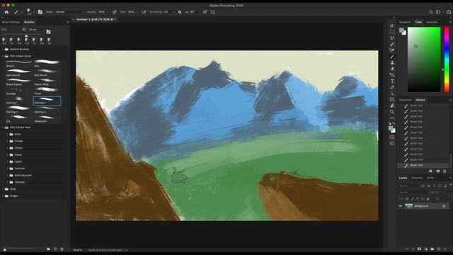 Tutorial Dasar Digital Painting untuk Pemula | Free Photoshop Brush смотреть онлайн