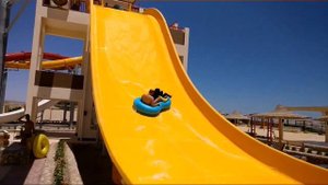 AQUA PARK in hotel NUBIA AQUA BEACH RESORT/Отели Хургады/Где отдохнуть с ребенком в Хургаде?