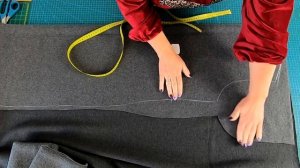 Платье Худи без выкройки на любую фигуру. Построение платья сразу на ткани.mp4