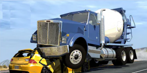 BeamNG.Drive Грузовики Vs Машины