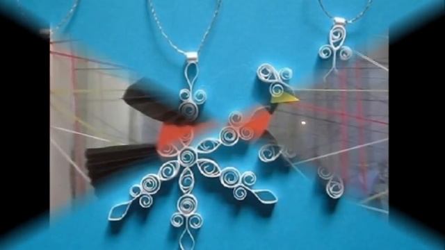 Елочные игрушки из бумаги смотреть онлайн